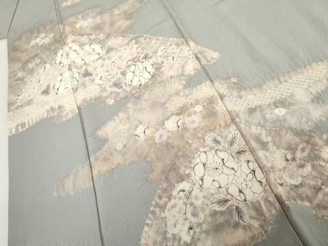 平和屋着物●訪問着 辻が花 絞り 正絹 逸品 AABN0597cs