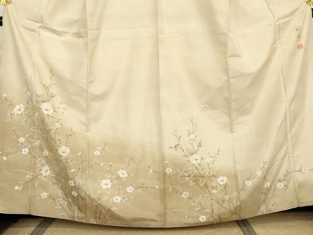 平和屋着物●本場大島紬 染大島 訪問着 作家物 彩の華 正絹 逸品 AABN0598cs