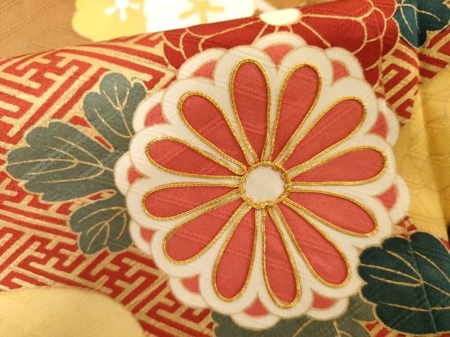平和屋着物●豪華振袖 駒刺繍 草木染 エ霞松竹梅文 暈し染め 金彩 正絹 逸品 AABN0623cs