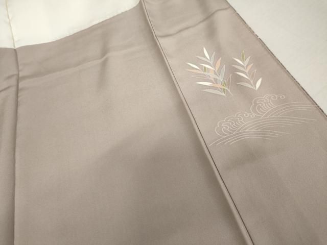 平和屋着物●訪問着 浜松風景文 暈し染め 金彩 ますいわ屋扱い 正絹 逸品 AABN0649cs
