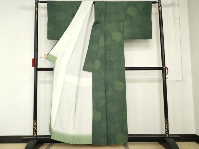 平和屋着物●江戸小紋 切嵌 正絹 逸品 AABN0680cs