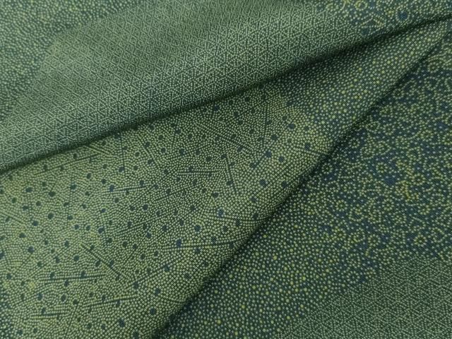 平和屋着物●江戸小紋 切嵌 正絹 逸品 AABN0680cs