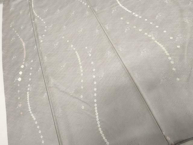 平和屋着物●絞り伝統工芸士 平田嘉和 小紋 絞り 流水文 正絹 逸品 AABN0692cs