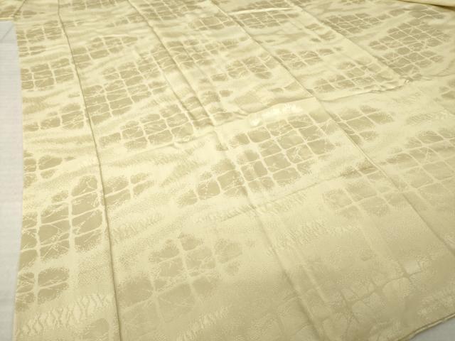 平和屋着物●長襦袢 無双仕立て 霞地紋 榛色 やまと誂製 正絹 逸品 未使用 AABN0729ck