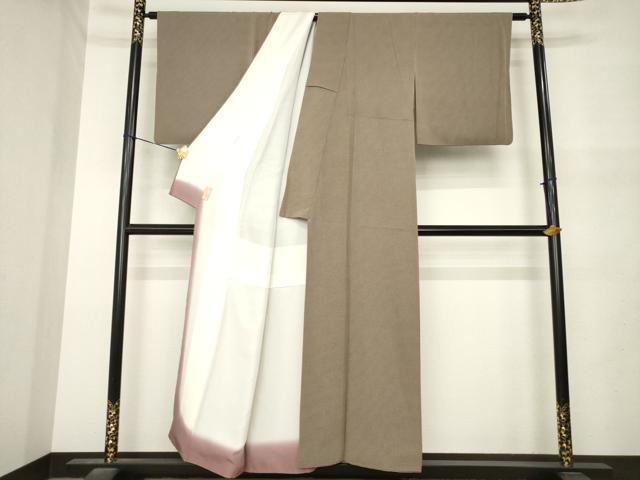 平和屋着物●江戸小紋 角通し 正絹 逸品 AABN0750ck