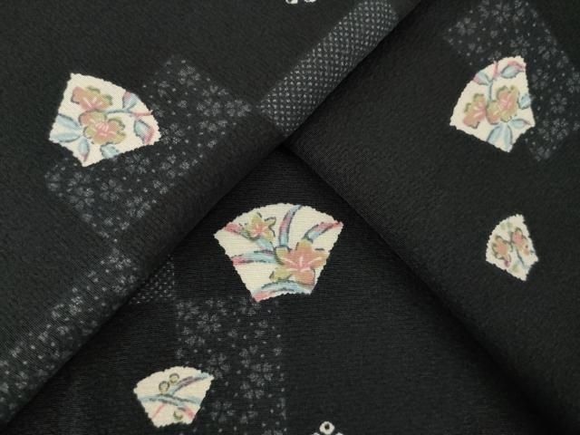 平和屋着物●小紋 地紙花間道 洗える着物 AABN0778ck