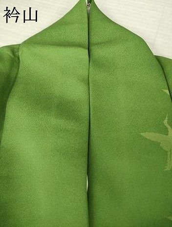 平和屋着物●訪問着 作家物 寿光織 飛鶴文 金糸 正絹 逸品 AABN0780ck