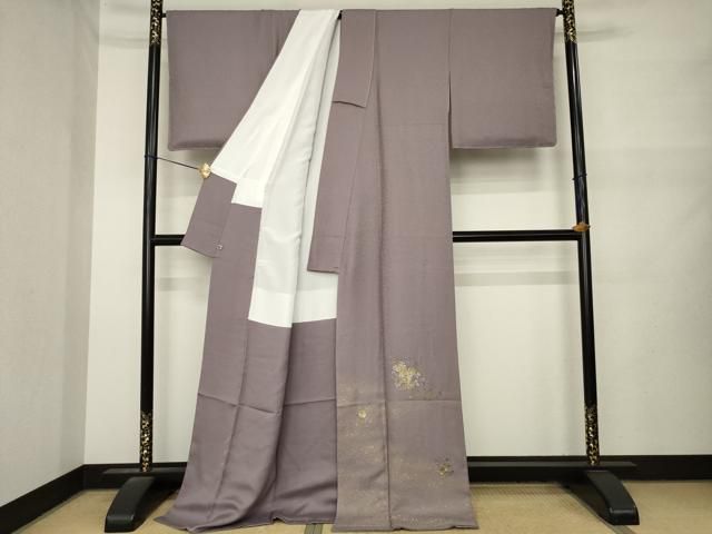平和屋着物●訪問着 刺繍 花車文 金銀糸 さが美扱い ロング丈 正絹 逸品 未使用 AABN0839ck