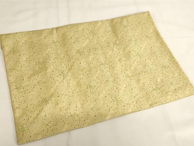 平和屋本店▼大衣用袱紗 法衣・袈裟袋 敷松葉 金糸 松本屋謹製 箱付き 寺院 仏具 仏教 僧侶 神職 装束 AABN1108ja