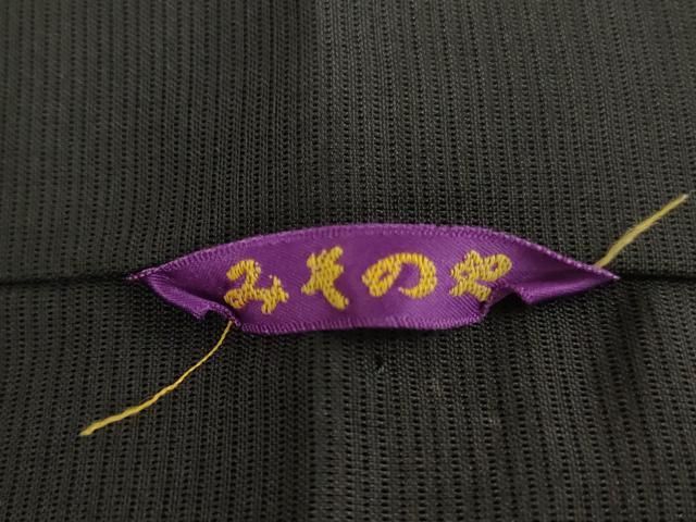 平和屋本店▼夏物 法衣 道服 直綴 絽 黒地 みそのや謹製 寺院 仏具 仏教 僧侶 神職 装束 AABN1126ja