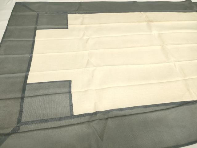 平和屋本店▼夏物 座具 紗 鉛色地 法衣 寺院 仏具 仏教 僧侶 神職 装束 AABN1154ja