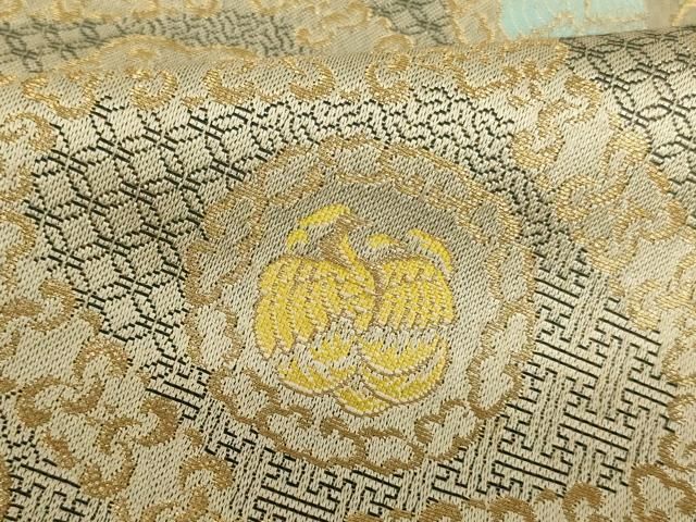 平和屋本店▼法衣・袈裟袋 金襴 亀甲文 鳳凰 龍 寺院 仏具 仏教 僧侶 神職 装束 AABN1184ja