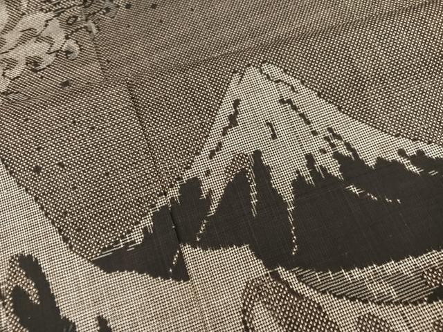 平和屋着物●本場大島紬 訪問着 7マルキ 立波文 正絹 逸品 AABN1601ph
