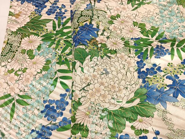 平和屋着物●豪華振袖 花車文 金彩 正絹 逸品 AABN1731ph