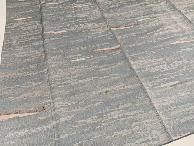 平和屋着物●染色作家 青野保夫 小紋 霞文 正絹 逸品 AABN1755ph