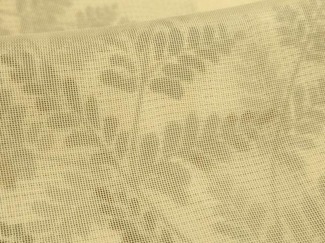 平和屋着物▽訪問着 無双 紗袷 紗×絽 枝葉文 ロング丈 正絹 逸品 AABN2263jd