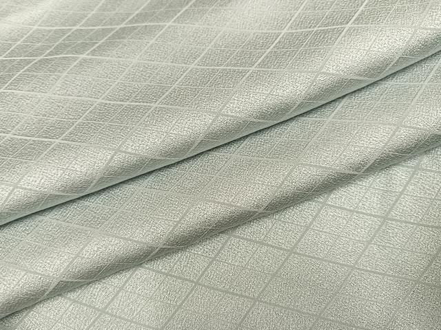 平和屋着物●上質な色無地 菱地紋 蕎麦切色 正絹 逸品 AABN2966ph