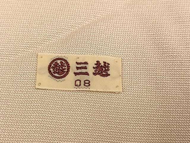 平和屋着物●訪問着 駒刺繍 花唐草文 金彩 三越扱い 正絹 逸品 AABN2990ph