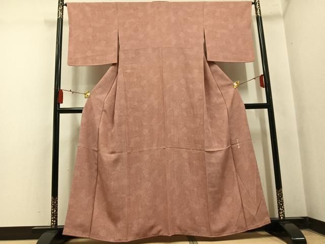 平和屋着物●江戸小紋 作家物 加賀友禅 寄せ小紋柄 正絹 逸品 未使用 AABN3002ph