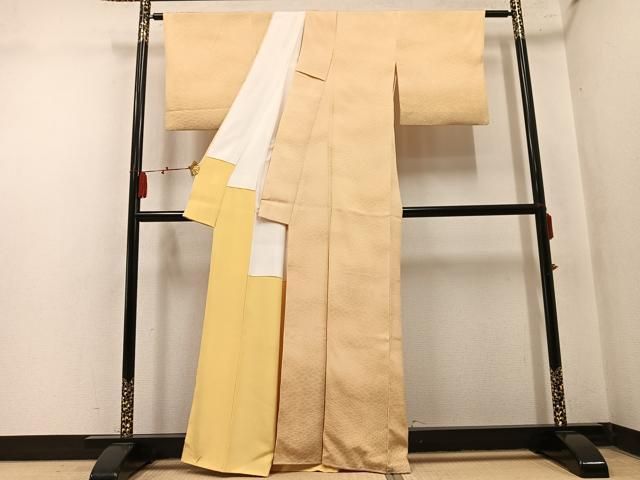 平和屋着物●訪問着 網目文 暈し染め 正絹 逸品 AABN3048ph
