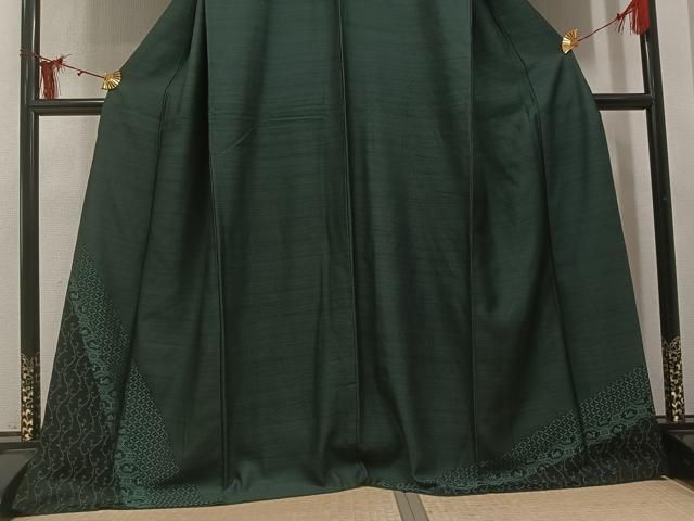 平和屋着物●訪問着 お召地 有栖川七宝文 正絹 逸品 AABN3076ph