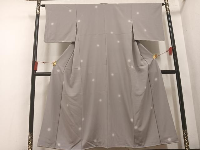 平和屋着物●上質な小紋 霞文 蛍暈し 金彩 正絹 逸品 未使用 AABN3084ph