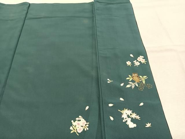 平和屋着物●本場大島紬 9マルキ 吉祥花文 やまと誂製 正絹 逸品 AABN3611fy