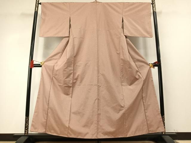 平和屋着物●本場縞大島紬 霞文 正絹 逸品 AABN3630fy