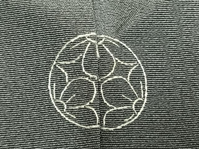 平和屋着物●豪華色留袖 駒刺繍 風景地紙花文 金彩 正絹 逸品 AABN3641fy