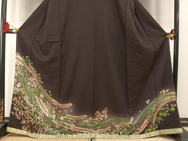 平和屋着物●訪問着 辻が花 暈し染め 正絹 逸品 未使用 AABN3683fy