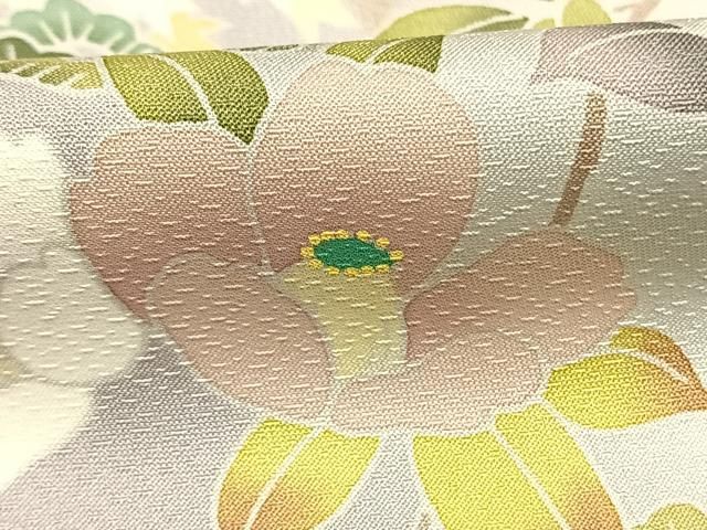 平和屋着物●訪問着 友禅 風景枝花文 暈し染め 正絹 逸品 AABN3723fy