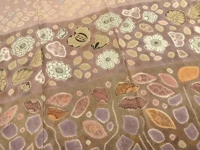 平和屋着物●訪問着 辻が花 正絹 逸品 AABN3733fy