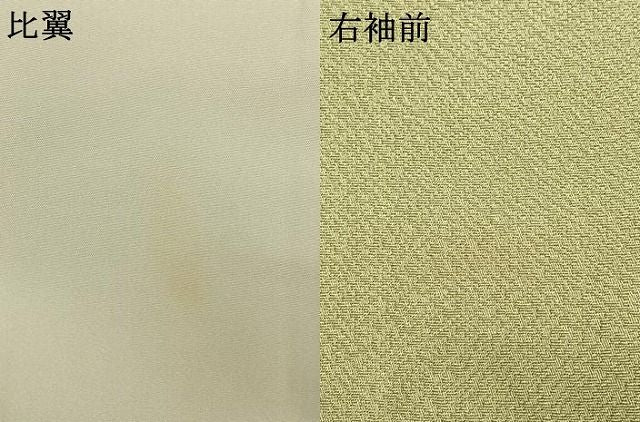 平和屋着物●豪華色留袖 作家物 駒刺繍 扇面花文 金彩 正絹 逸品 AABN3762fy