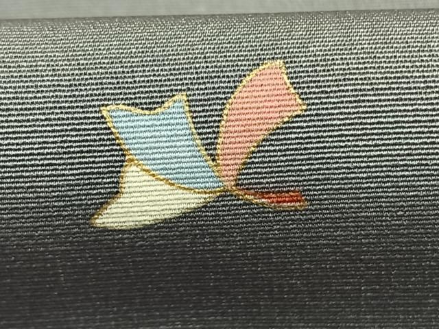 平和屋着物●上質な小紋 舞花文 金彩 正絹 逸品 未使用 AABN3803fy