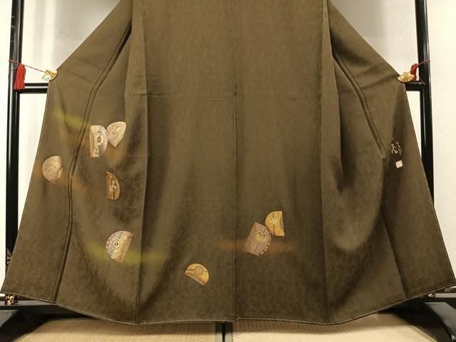 平和屋着物●一蔵コレクション 訪問着 螺鈿 櫛 暈し染め 金彩 正絹 逸品 未使用 AABN3823fy