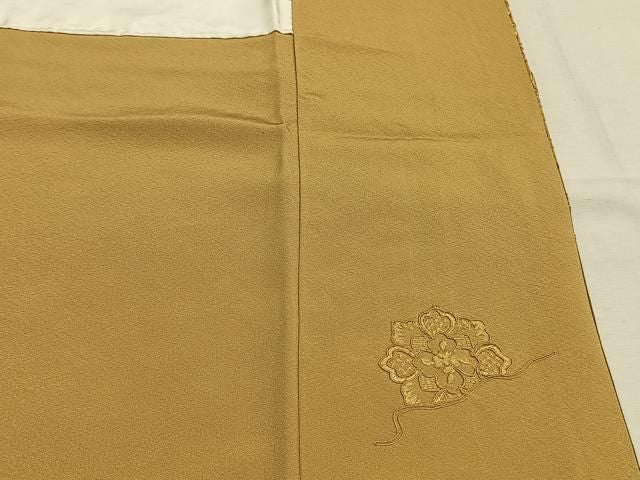 平和屋着物●中国三大刺繍 スワトウ刺繍 汕頭刺繍 総刺繍 訪問着 花鳥文 暈し染め 正絹 逸品 AABN3856fy