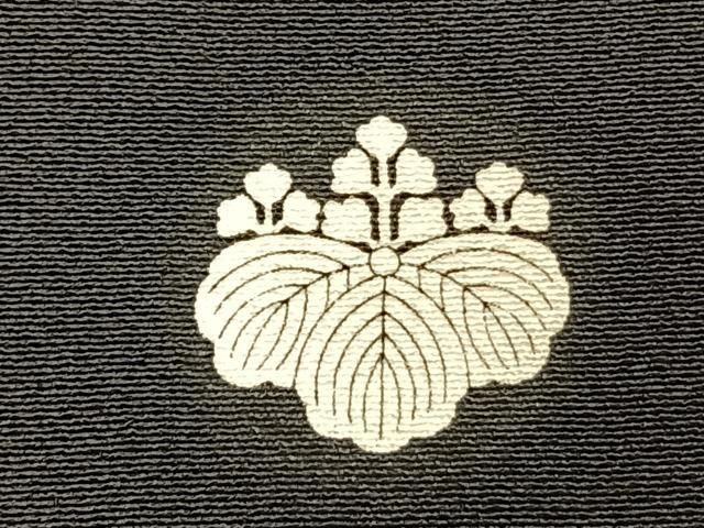 平和屋着物●豪華黒留袖 吉祥花鳥文 金銀彩 正絹 逸品 AABN3861fy