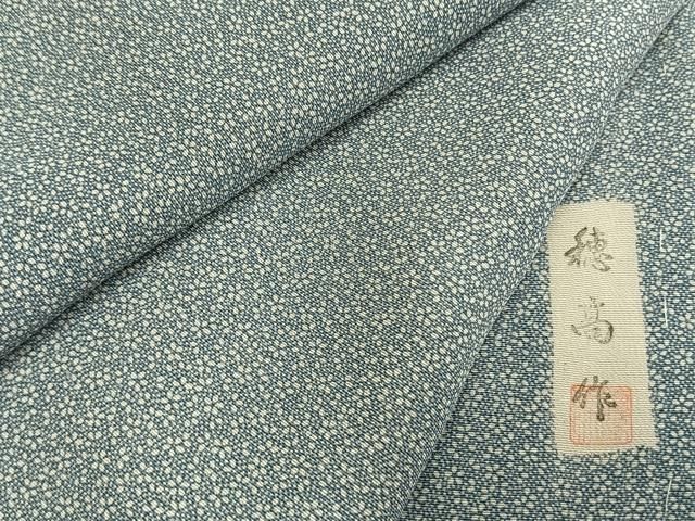 平和屋着物●江戸小紋 作家物 花尽くし 正絹 逸品 AABN3873fy