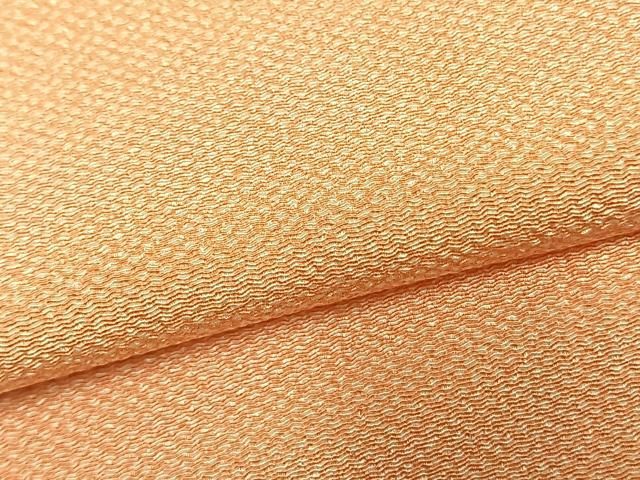 平和屋着物●江戸小紋 作家物 菱文 鬼しぼ縮緬 正絹 逸品 AABN3899fy