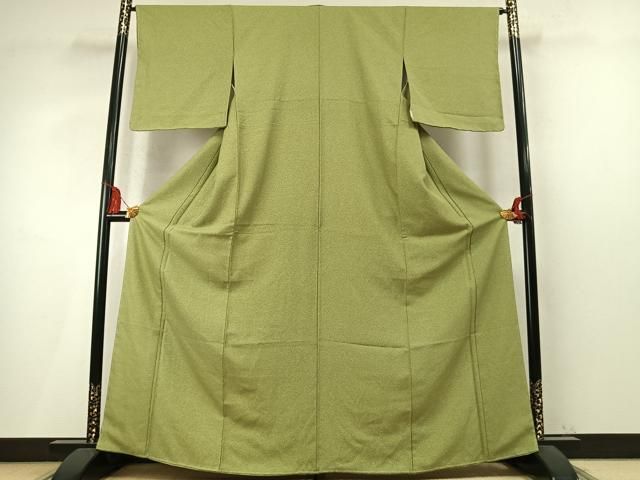 平和屋着物●上質な小紋 霞文 正絹 逸品 未使用 AABN3927fy