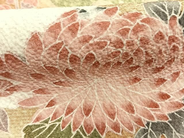 平和屋着物●訪問着 枝梅花文 暈し染め 金彩 正絹 逸品 AABN3946fy
