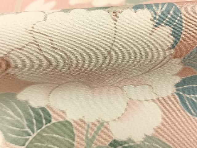 平和屋着物●訪問着 友禅 作家物 枝花文 暈し染め 正絹 逸品 AABN4001fy