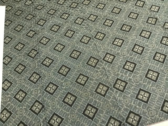 平和屋着物●本場大島紬 龍郷絣 正絹 逸品 AABN4032fy