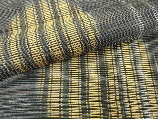 平和屋着物●六通柄袋帯 月 紙布 正絹 逸品 AABN4446pf