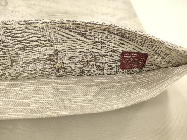 平和屋着物●松尾光琳 全通柄袋帯 荒海文様 金銀糸 正絹 逸品 AABN4455pf