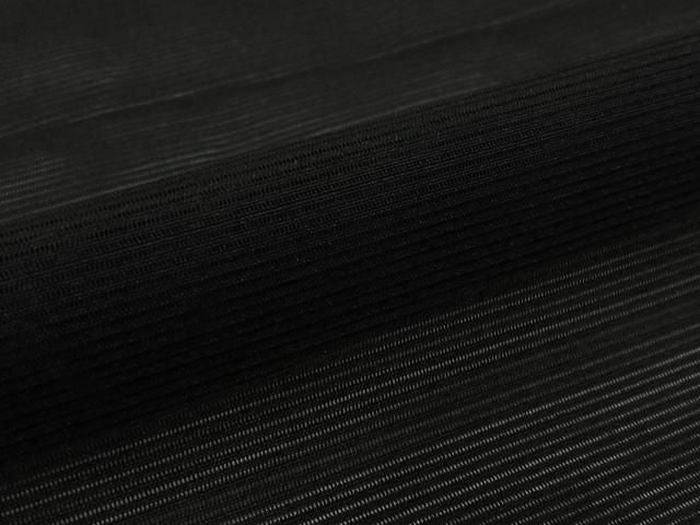 平和屋着物▽羽織 スリーシーズン 春夏秋 塵除け 黒地 正絹 逸品 AABN5092jh