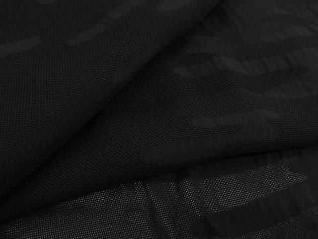 平和屋着物▽羽織 スリーシーズン 春夏秋 塵除け 霞文 黒地 正絹 逸品 AABN5103jh