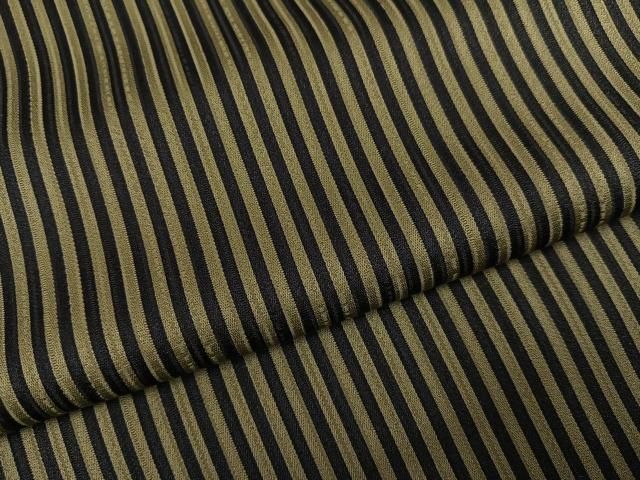 平和屋着物●上質な小紋 縞 正絹 逸品 AABN5237ph