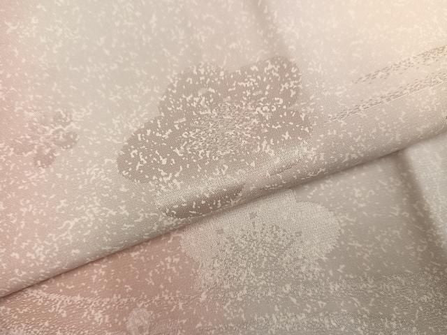 平和屋着物●長襦袢 無双仕立て 梅地紋 暈し染め 正絹 逸品 AABN5288ph