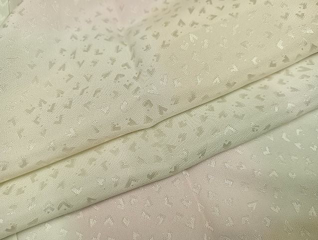 平和屋着物●長襦袢無双仕立て 幾何学地紋 暈し染め 正絹 逸品 AABN5305ph